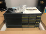Lot of 2 Cisco Catalyst 2960 Series WS-C2960-24TT-L 24 Port Managed Ethernet Switch