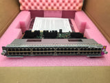 Cisco WS-X4748-RJ45V+E 4748 4500E Series 48 Port Gigabit Ethernet PoE
